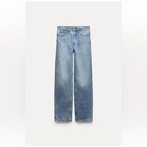 Zara ZW Collection High Waist Wide Leg Jeans – Size US 8